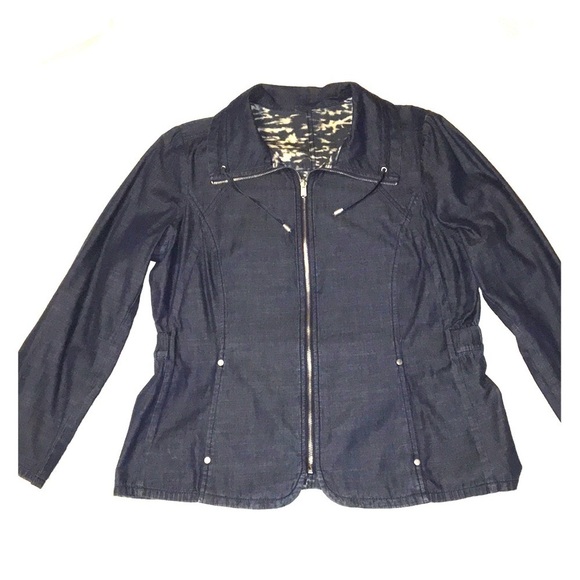 Reversible blue jean jacket - Picture 1 of 8